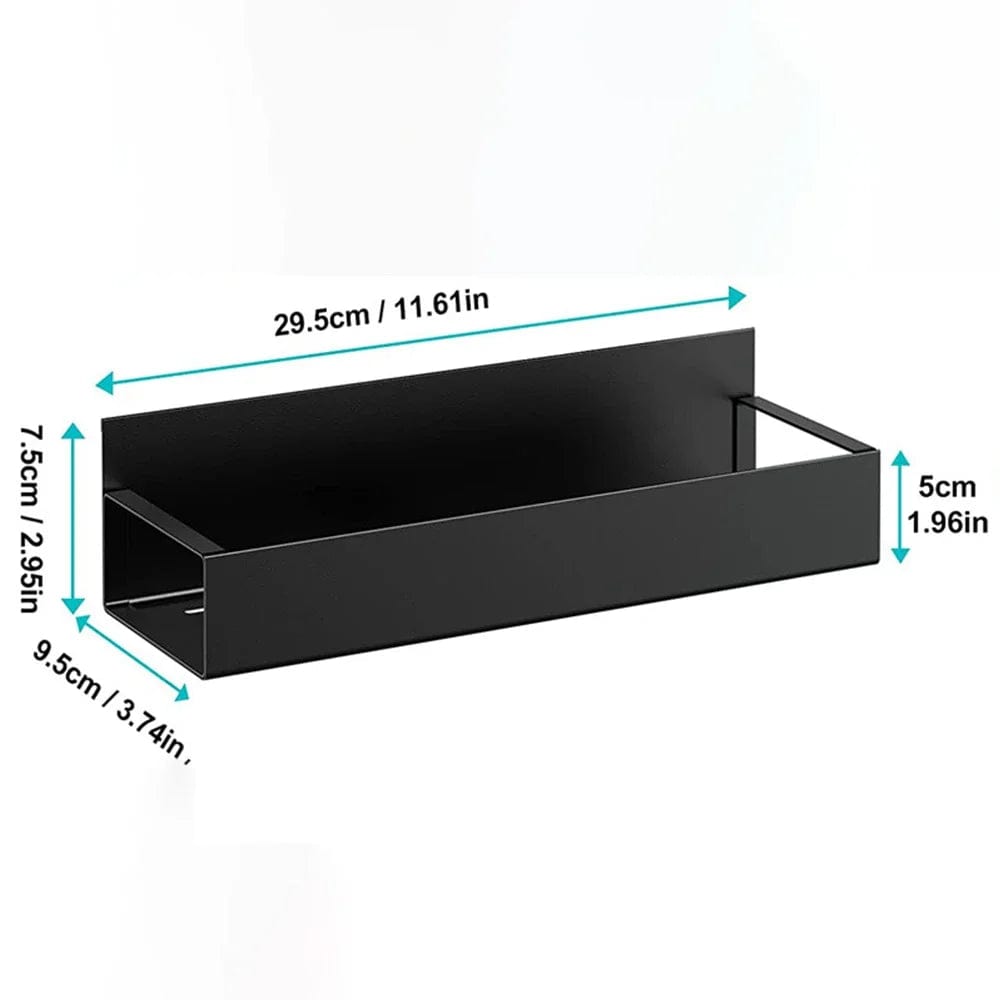 Refrigerator Magnetic Shelf Spice Sundry Side Storage Rack Hanging Basket Space Saving Kitchen Organizer Shelf Household Holder