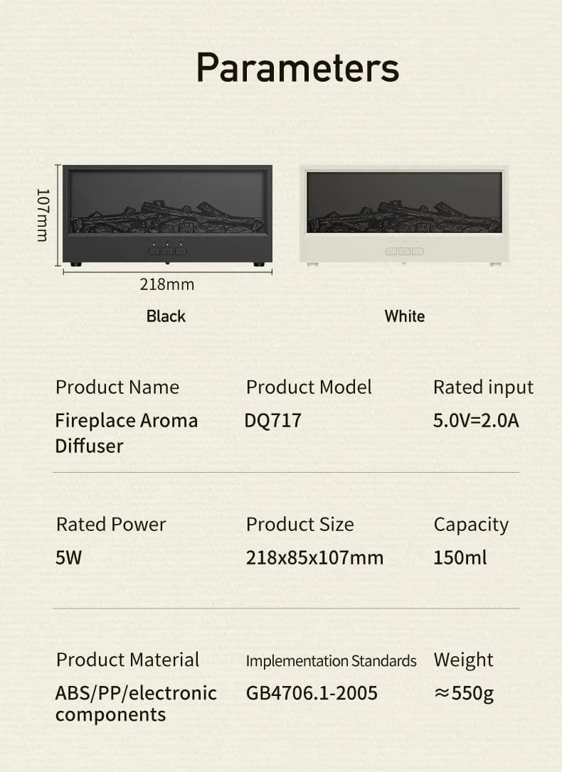 FireFrangrance™ - Black&White Colours available